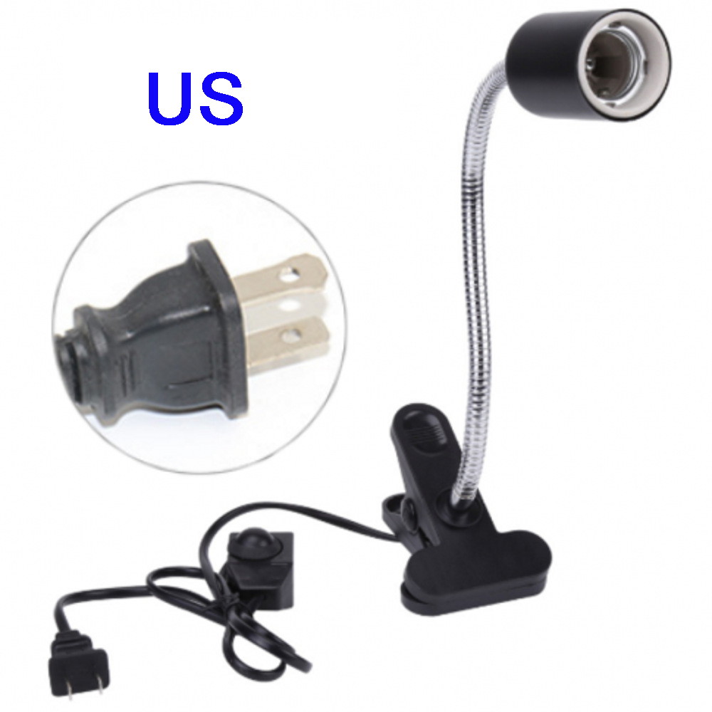 Reptiel Lamp Set Lamp Clip-On Lamp Lamp Houder Thermometer Hygrometer Schildpad Schildpadden Koesteren Lamp Warmte Licht Kit: 50W and US plug
