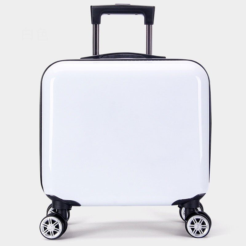 Child Boarding Trolley 16 inch Cartoon Suitcase Large Capacity Luggage Universal Wheel Student Suitcase Hanimom