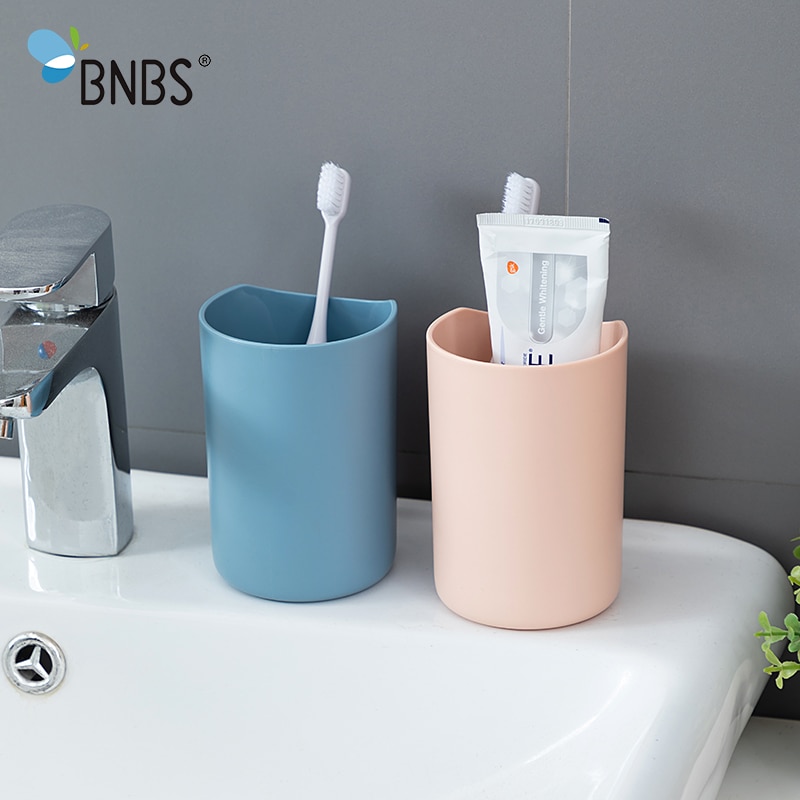 Bathroom Simple Plastic Toothbrush Cup Travel Portable Mouthwash Cup Brush Teeth Cups Home Garden Bathroom Accessories
