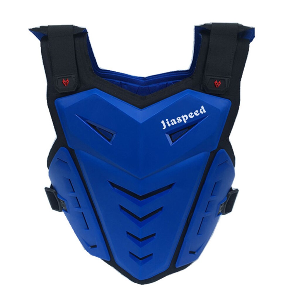 Motorfiets Armor Vest Motorrijden Borst Armor Back Protector Armor Motocross Off-Road Racing Vest: blue