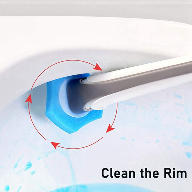 Disposable Toilet Cleaning System Disposable Toilet Flushable Refill Fresh Brush Flushable Refills - 48 Refills