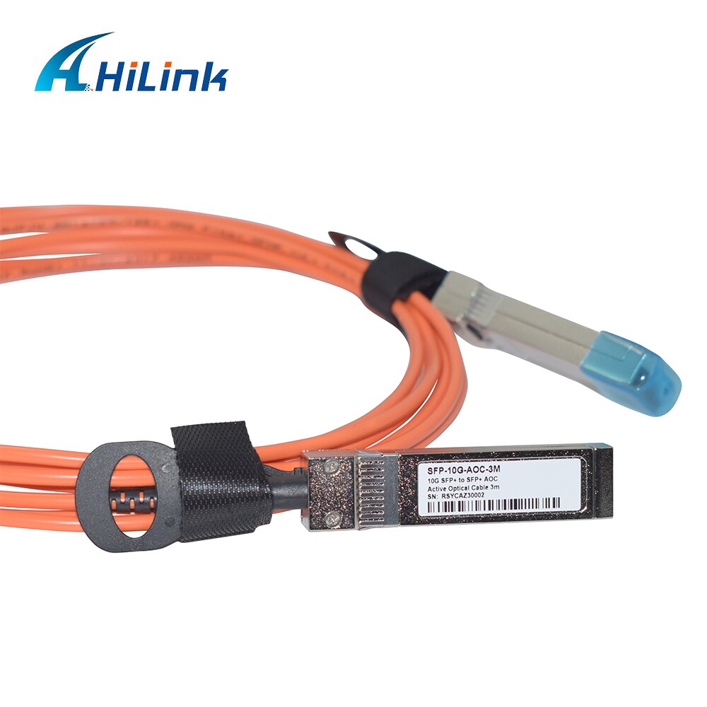 ! 10G SFP + Naar SFP + 3M AOC Kabel Actieve Optische Kabel SFP-10G-AOC3M