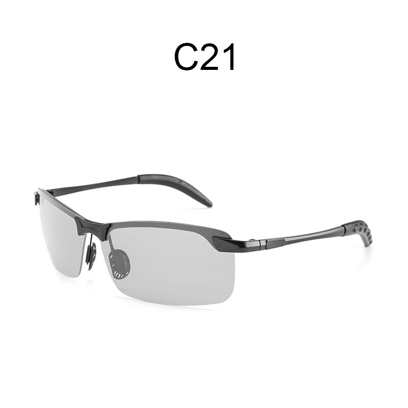 Gafas de sol fotocromáticas polarizadas para hombre, lentes de sol deportivas polarizadas, cambio de Color, gafas de conducción UV400 11-KPBS3043PO: 11-KPBS3043PO-C21
