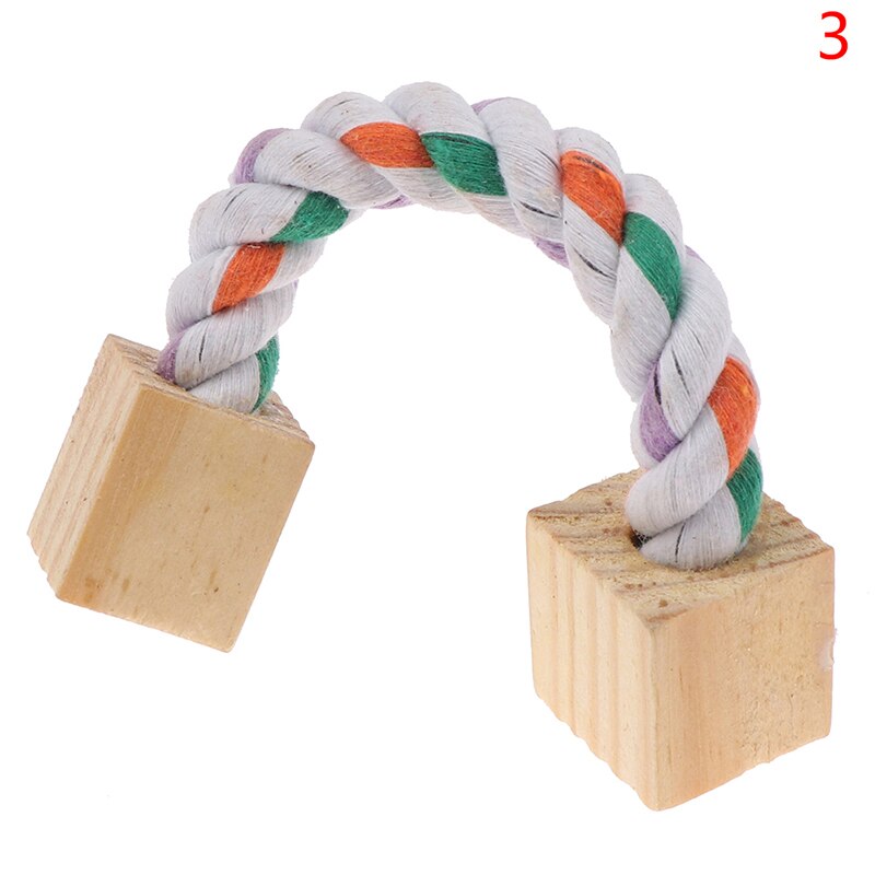 Maison de Hamster en bois avec échelle coulissante pour cochon d'inde, jouet d'exercice mignon, accessoires Cage à Hamster: N3