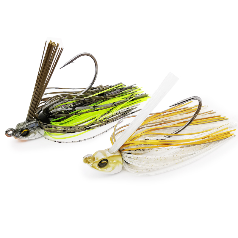 Lureholic 7~14g Weedless Swim Jig High Wire Bait Performance Jig Head Lure Fishing Bait for Bass Fishing With Mustad Hook