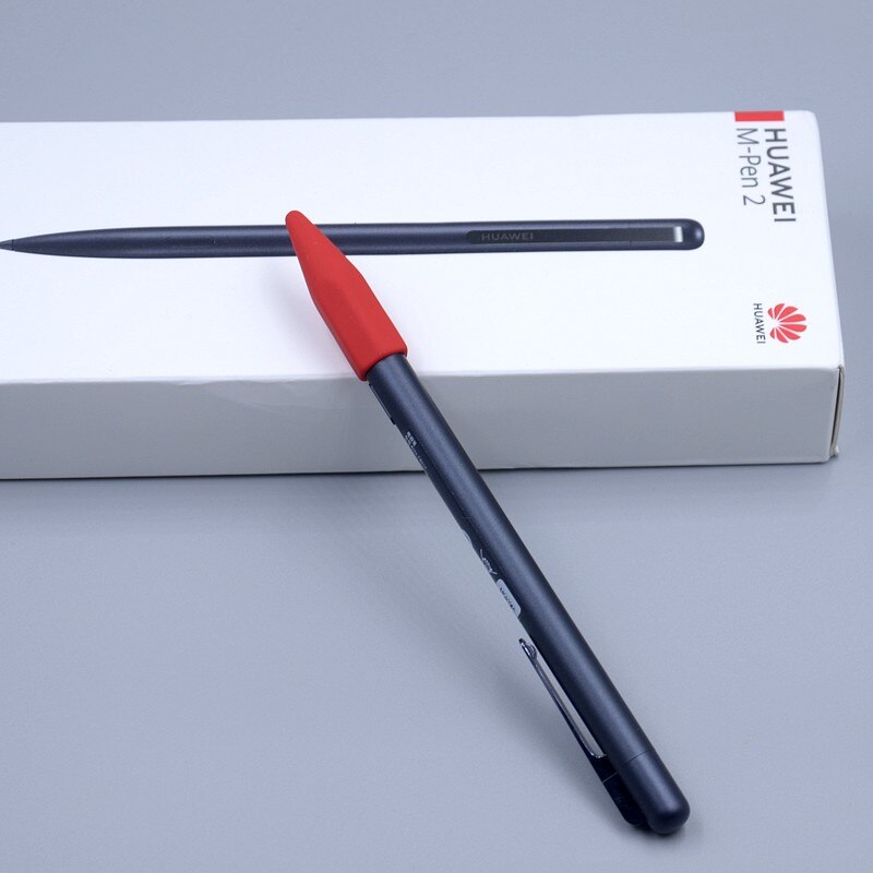 Silicone Nib Case For HUAWEI M-Pen 2 M-Pen lite Soft Silicone Pencil Tip Cover For HUAWEI M-Pencil Protector Stylus Pen Case: Red
