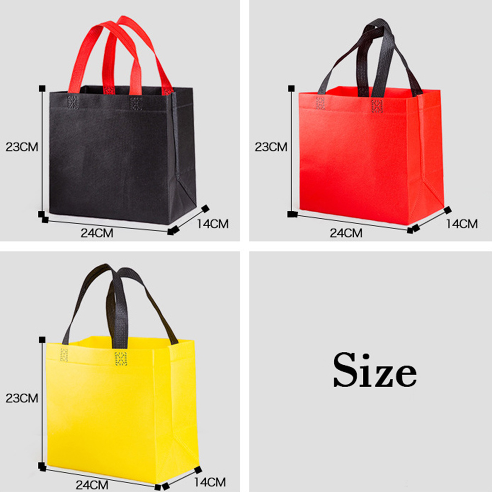 Sac de Shopping pliable décontracté, en tissu réutilisable, fourre-tout Non tissé, sac à déjeuner, sac multifonctionnel Portable, grande capacité