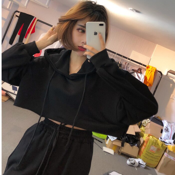 Meisje Mode Casual Pak Student Zomer Losse Cool Effen Jas Broek Twee Papieren Jurk Pak-Jurk Twee-stuk Pak Met Kap