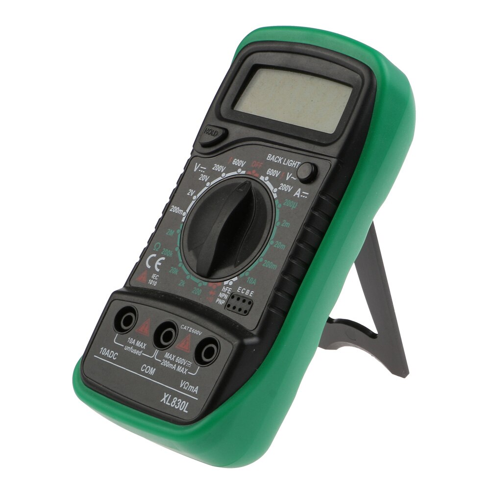 Digitale Voltmeter Amperemeter Ohm Multimeter AC DC OHM Volt Tester Test Huidige: green