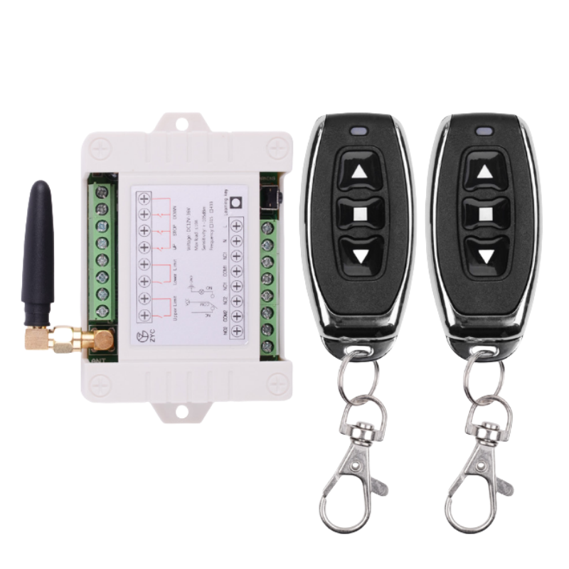 Motor Remote Control Switch, 433Mhz Remote Control Relay Use for Car, Garage Doors, Window, Water Pump, DC 12V-36V 10A Relay