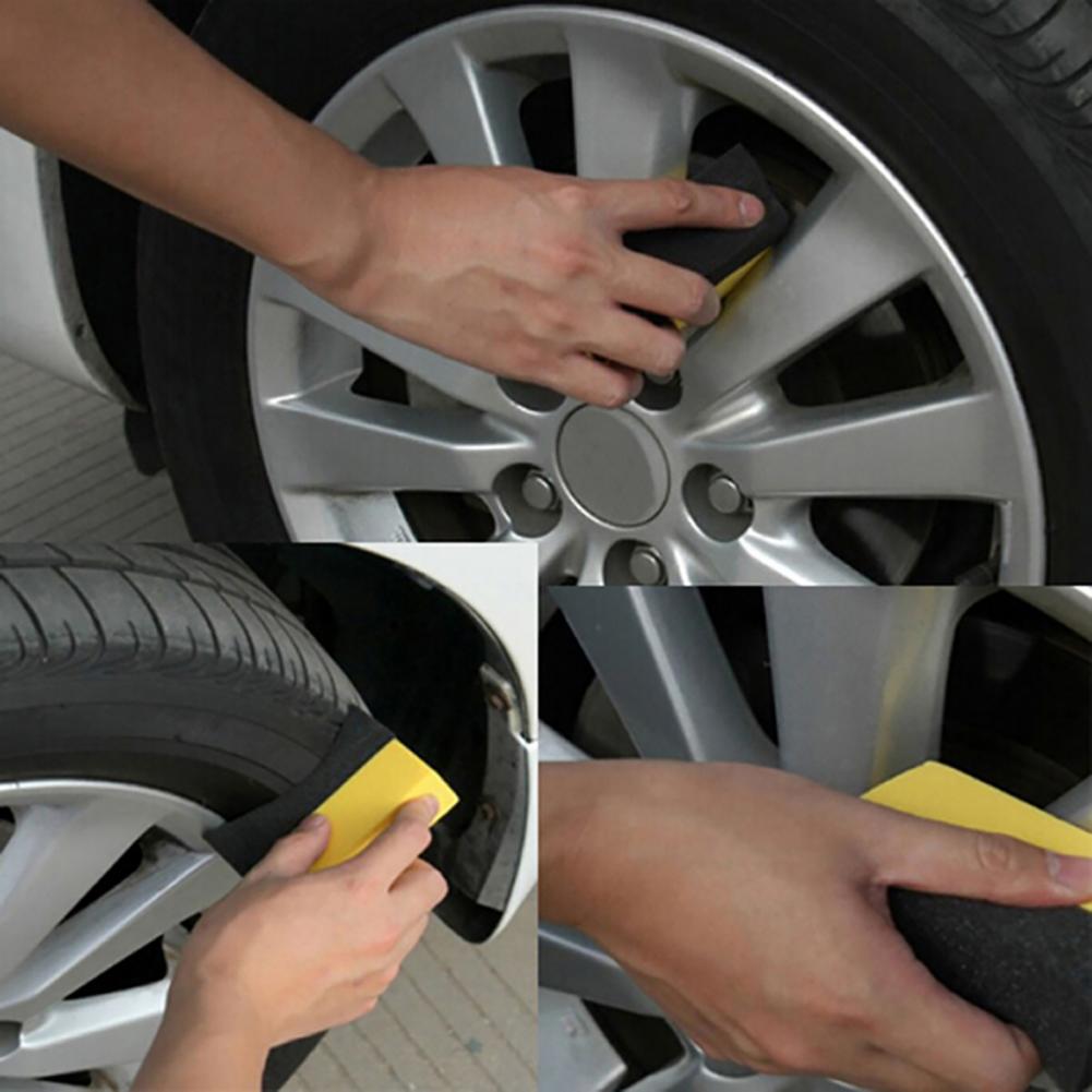 2pcs Car Wash Sponge for Car Tyre Wheel Washer Soft Water Suction Sponge Pad Clearner Car tires Cleaning Sponges