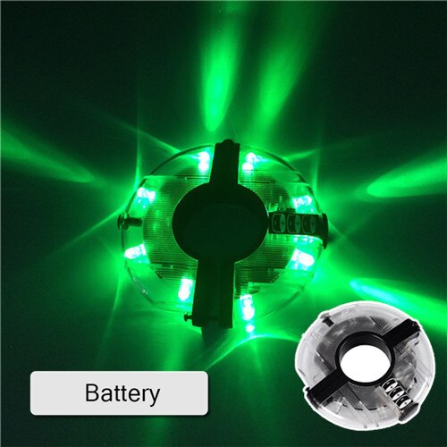 7 kolorów 21 trybów kolorowe diody doprowadziło światła robić kól roweru USB wioślarz na akumulator przedni piasta lampka na szprychy z dziećmi światła rowerek biegowy: zielony z bateria