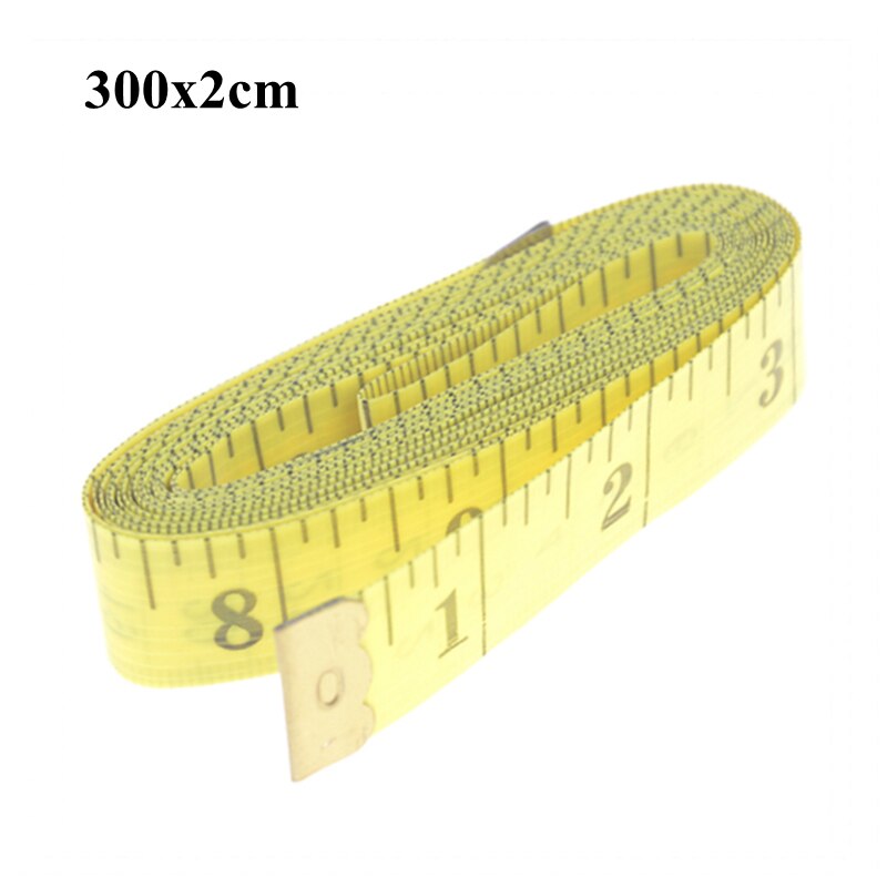 1pc 60in 150cm kroppsmått linjal sömnad skräddare måttband mini mjuk platt linjal centimeter meter sömnad måttband: C