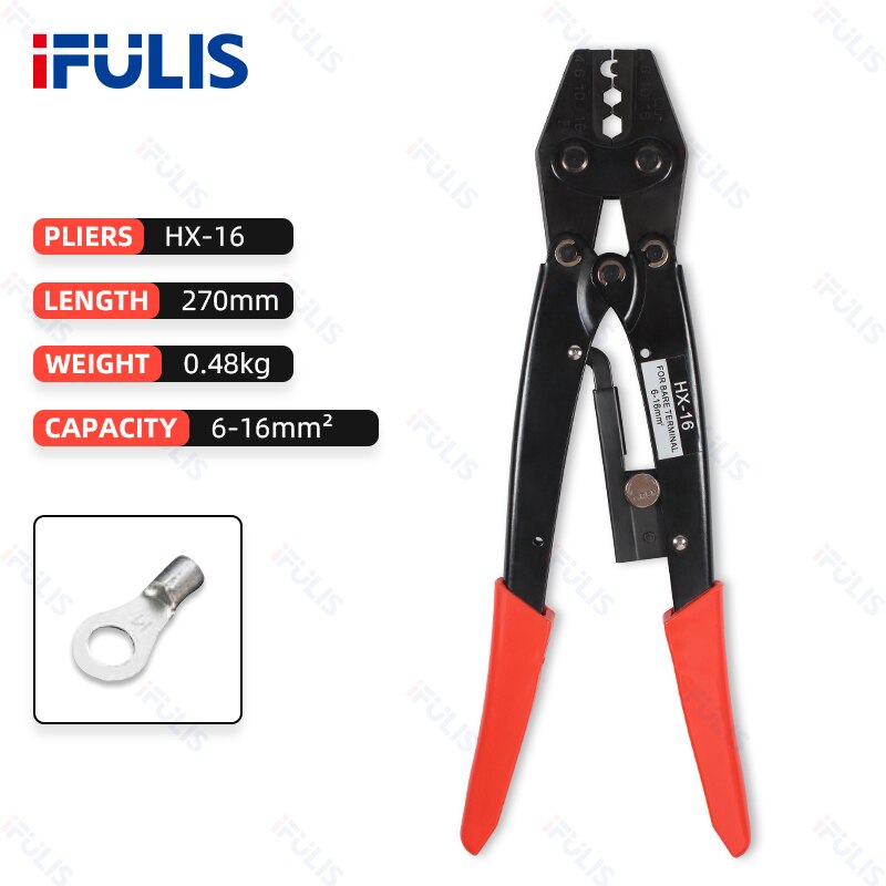 Japanese Multi-functional Crimping Tool Plier Pliers Pressure Clamp Crimper Crimp Electrical For Ferrule Hand Mini Small: HX-16