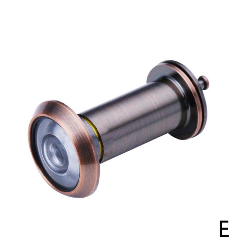 Door Eye Hole 200 Degree Wide Angle Door Viewer Hidden Door Security Glass Lens Peephole Viewers Adjustable V7V9
