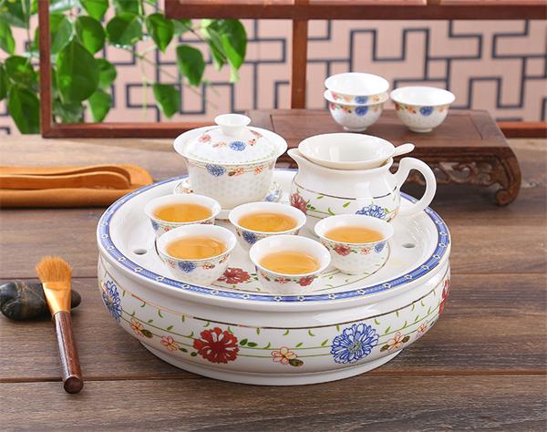 11 stk sæt, bone kina kung fu tepotte og kop og bakke sæt, porcelæn te ceremoni, vintage kinesisk tepotte, te sæt kinesisk: -en