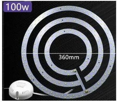 6W 12W 15W 18W 24W 36W 80W 100W LED-PANEEL Cirkel Ring Licht 220V SMD 5730 LED Ronde Plafondlamp voor Eetkamer: Warm White / 1w