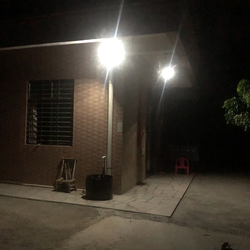 A2 Solar panel Light LED lamp 100w  5000mA battery Wireless Outdoor Garden Waterproof large Garden