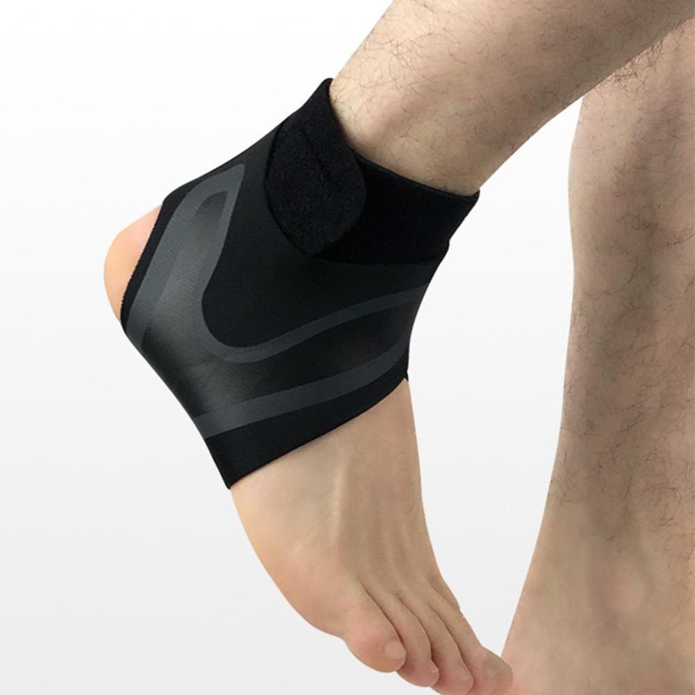 Ankelbeskyttere anti forstuvning udendørs basketball fodboldstøtte corrector understøtter ankel fod wrap bandage sikkerhedsstropper pos  f8 w 6