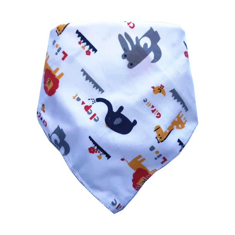 neue Baby Lätzchen Dreieck Doppel Baumwolle Lätzchen Cartoon Print Speichel Handtuch Baby Jungen Mädchen Fütterung Schürze Baumwolle Bandana Lätzchen