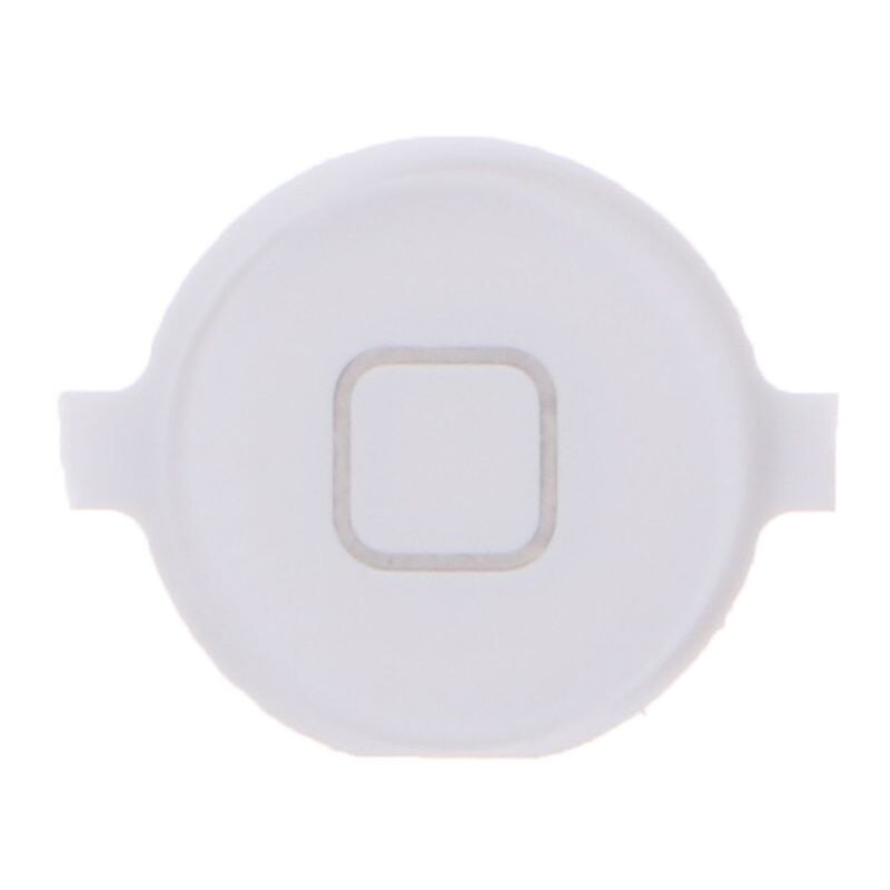 Home Menu Button Replacement Return Key Cap Rubber Gasket Holder Repair Part for Apple iPod Touch 4: White