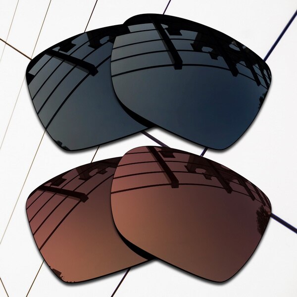 Lunettes de soleil polarisées de remplacement, , verres polarisés pour lunettes de soleil Oakley, différentes couleurs: Black and Brown