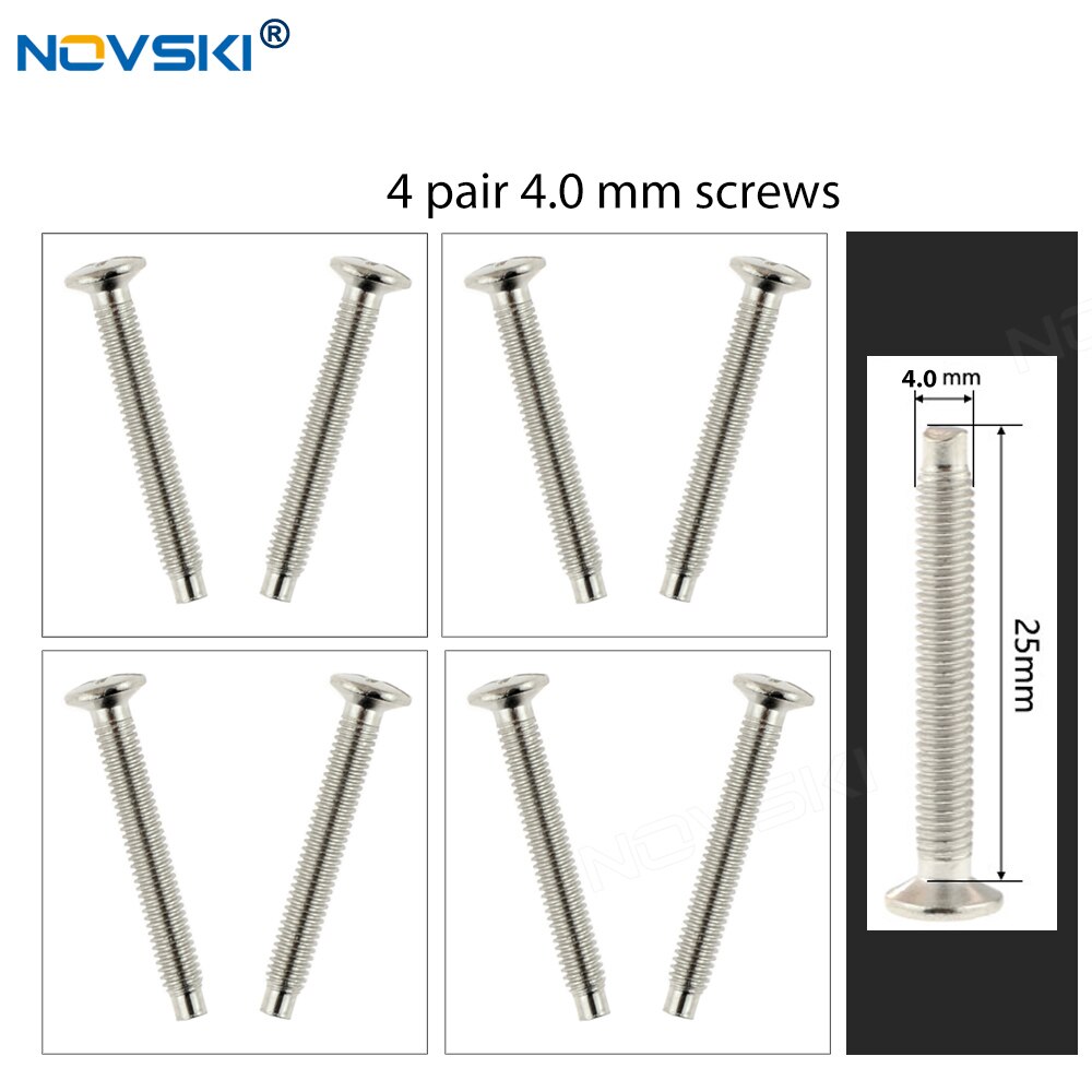 NOVSKI Dark Box Adjustable Internal Cassette Junction Back Box For 86mm Type Wall Switch and Socket: 4 pair screw