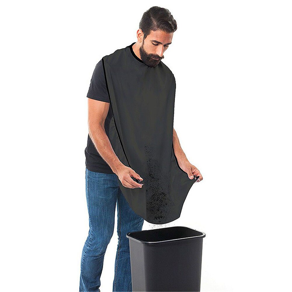 Męska fartuch robić golenia fryzura wielokrotnego użytku peleryna łapacz tkaniny przycinanie włosów cięcia zawinąć dla Barbershop strona główna fryzjerstwo peleryna fartuch