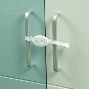 Serrure de porte Anti-pincement pour enfants, 2 pièces, Protection pour bébés, enfants en bas âge, verrouillage de porte: Default Title