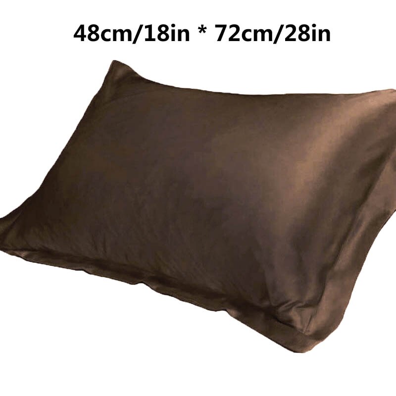 1 Pc Enkele Zijde Pure Kleur Kussensloop Vierkante Comfortabel Voor Slapen Slaapkamer Zachte Kussens 48 Cm X 74 Cm: L