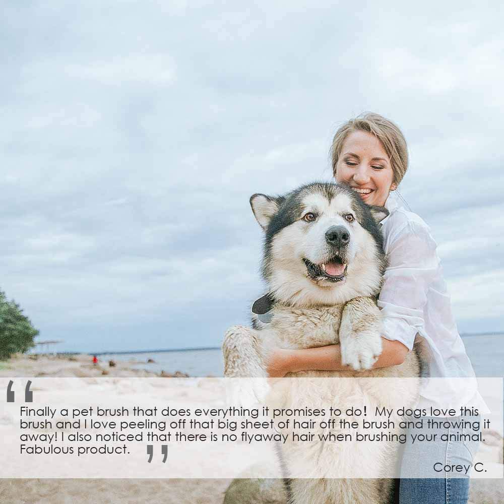 Self-Cleaning Slicker Brush Easy to Clean Dog Brush Retractable Pet Grooming Brush Premium Grooming Tool for Dog Cat
