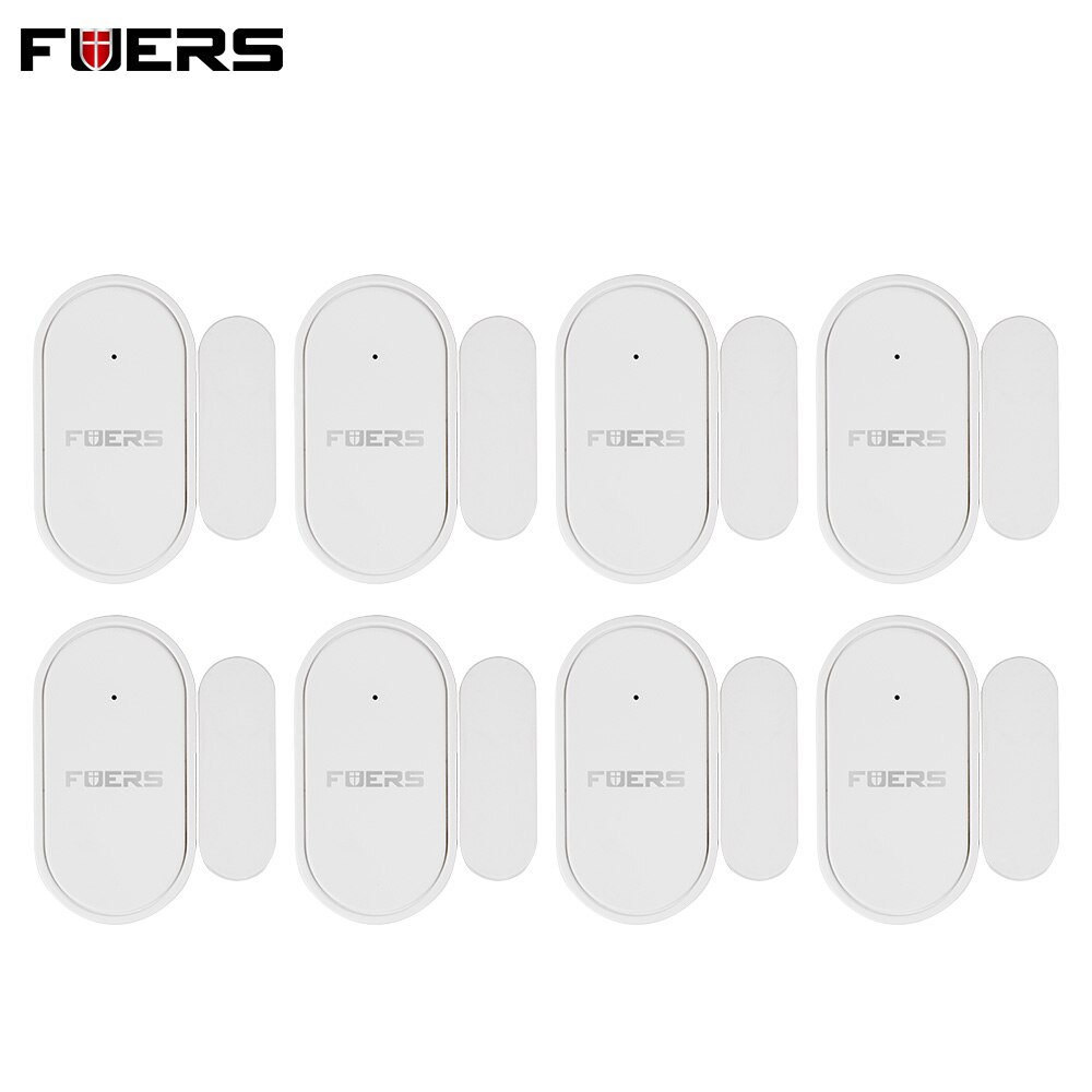 Fuers 433mhz Wireless Alarm Door Sensor Mini Door Sensor Open Close Detector Magnetic Switch For G95 G34 G60 Alarm System: black