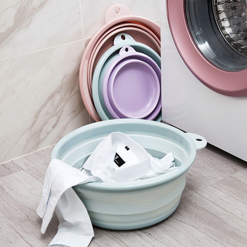 Portable Folding Bucket Foldable Basin Tourism Outdoor Folding Bucket Fishing Camping Car Wash Bucket Outdoor MJ829