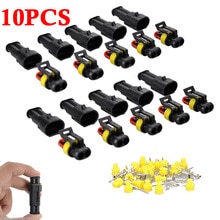 10/352Pcs 1/2/3/4 Pin Way Seal Waterdichte Elektrische Automotive Draad Connector Plug Terminals Draad superseal Connector Kit