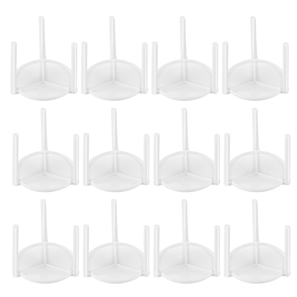 Soporte de plástico para ahorro de Pizza, estante de fijación, pila de trípode, 300 piezas