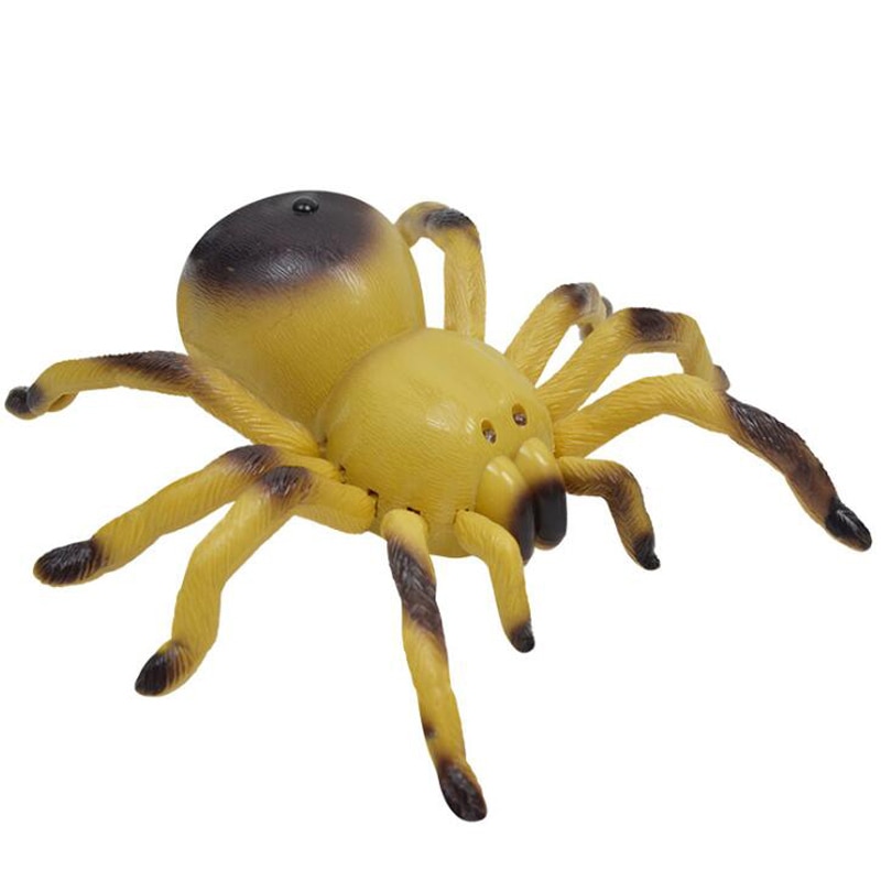 Infrared Remote Control Crawling Spider Toy Electric Walking Simulation Spider Spoof Electric Two-Way Remote Control Spider Toy