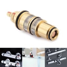Messing Vervanging Thermostatische Cartridge Douche Mengkraan Bar Reparatie Kit Thermostatische Mengkraan (Bad Accessoires