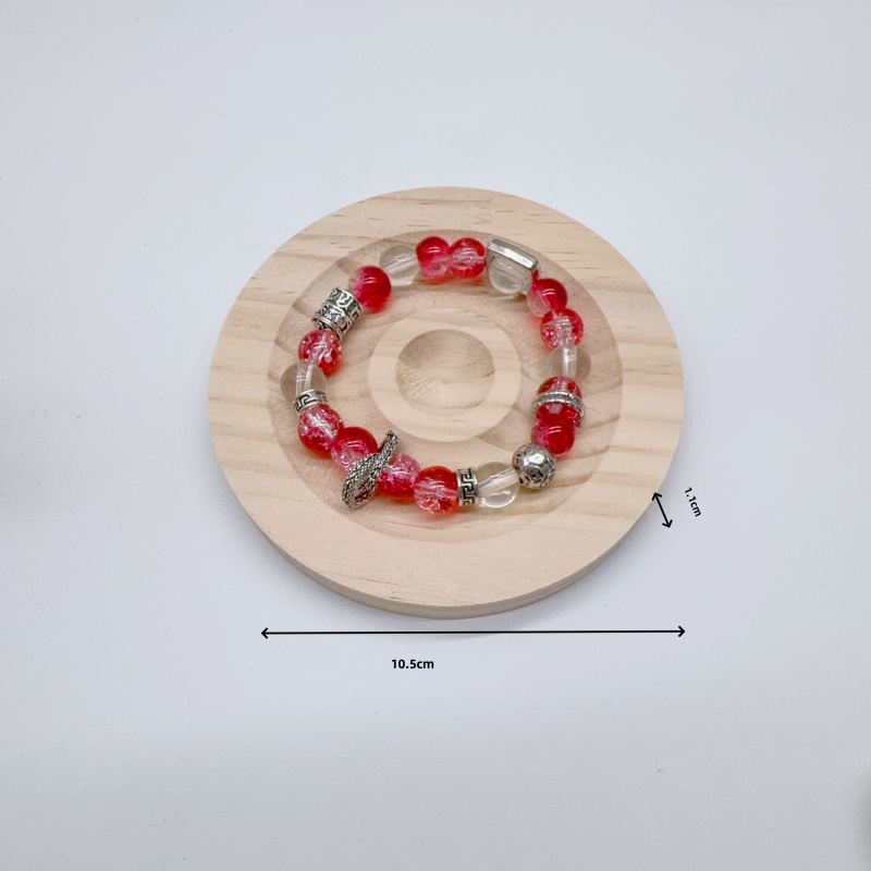 Naturlig træplade plade perlebakke smykker måleværktøj håndværk armbåndsstativ butik displayplade til bord perlearbejde tr: Hvid
