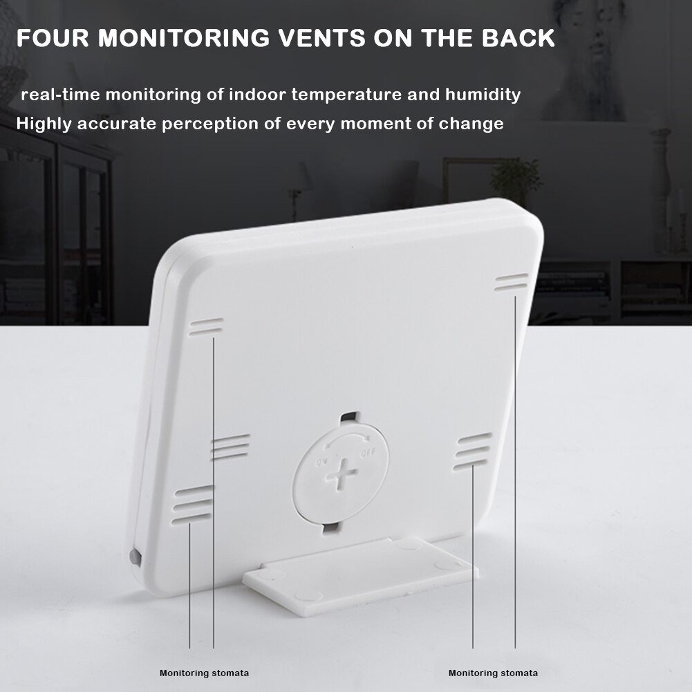 Home Digital Clock Baby Room Thermometer Hygrometer Indoor Temperature