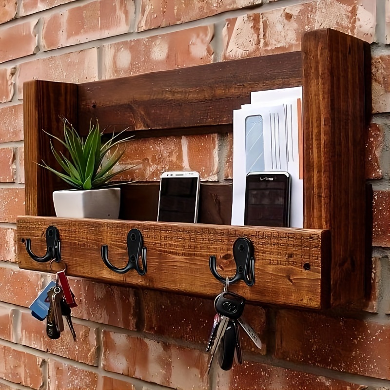 Double Hook, Retro Clothes Kitchen Cabinet Hanging Clothes Hook, Straight Eye Door Back Hook, Mini Hook, Wall Hook With Screw