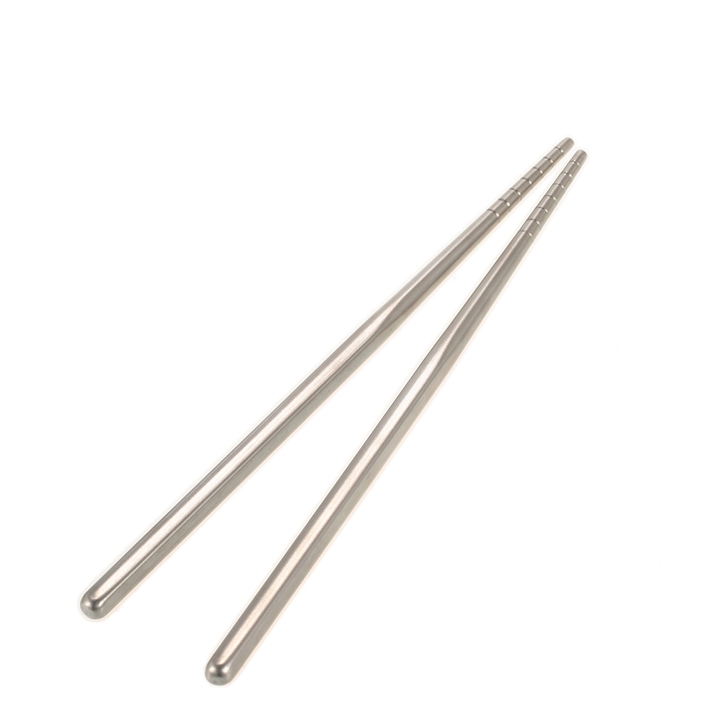 Lixada-palillos de titanio para exteriores, antideslizantes, Chino, palillos chinos reutilizables, 1 par