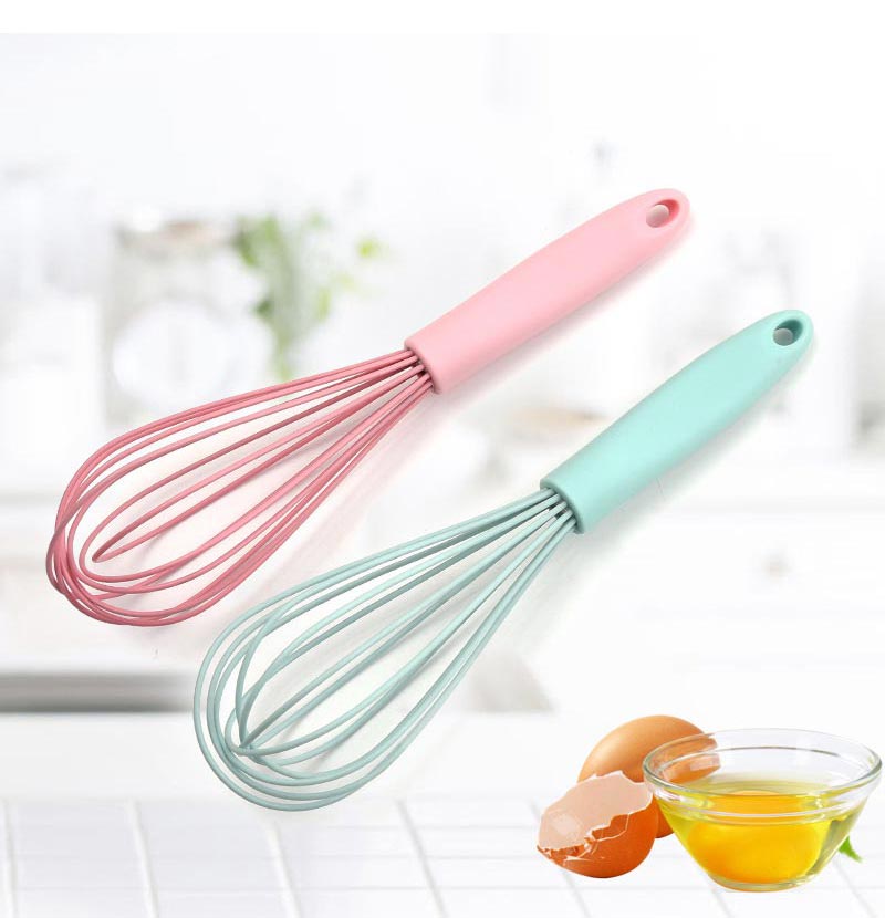 Kitchen Silicone Whisk Egg Beater 17cm Egg Mixer Kitchen Utensil Egg Tools Cooking Foamer Wisk Cook Blender