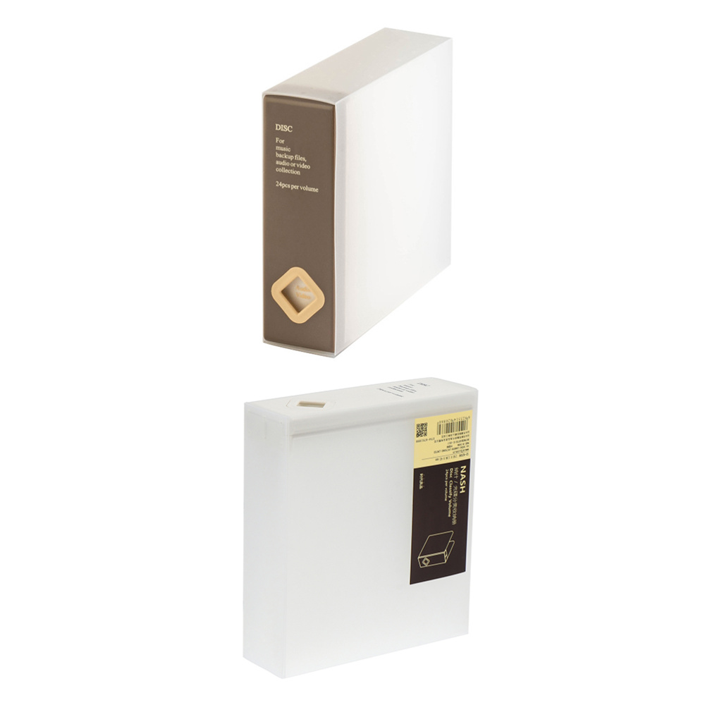 2 PCS Storage Box Optical Disk Storage Box Large Capacity 24 Pieces: Default Title