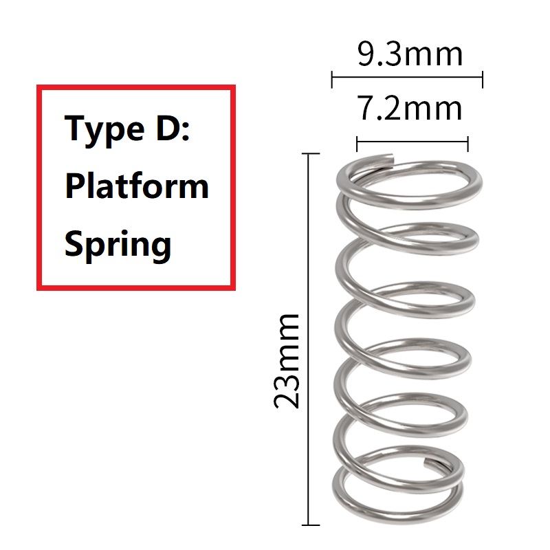 20 stks Veren Voor 3D printer CR10 Reprap Ender 3 Anet A8 voor Heatbed nivellering Extrusie 3D printer onderdelen: green