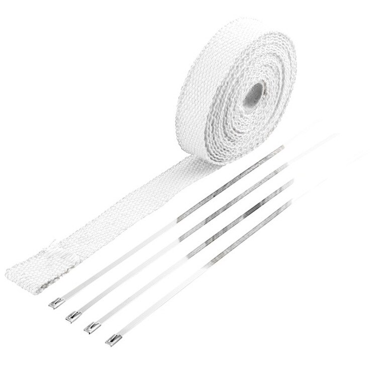 QUARKZMAN Cinta De Envoltura De Escape De Fibra De Vidrio, 2