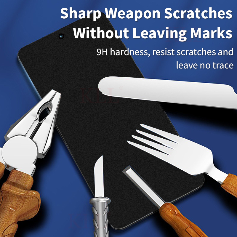 10D Matte Frosted Protective Glass For VIVO iQOO 12 11S 11 10 9 8 7 Screen Protector for Vivo Y36 Y35 Y27S Neo 9 Pro Glass