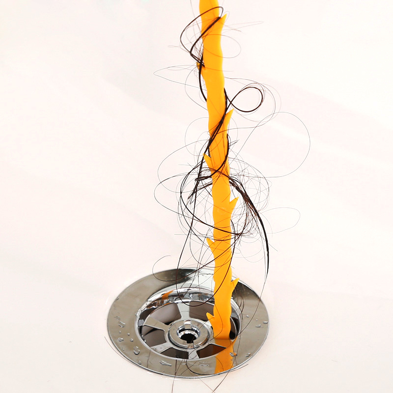 Sink Cleaning Tool Smiling Face Bathroom Hair Floor Sewer Sink Cleaning Hooks Device Removal Clog Tools