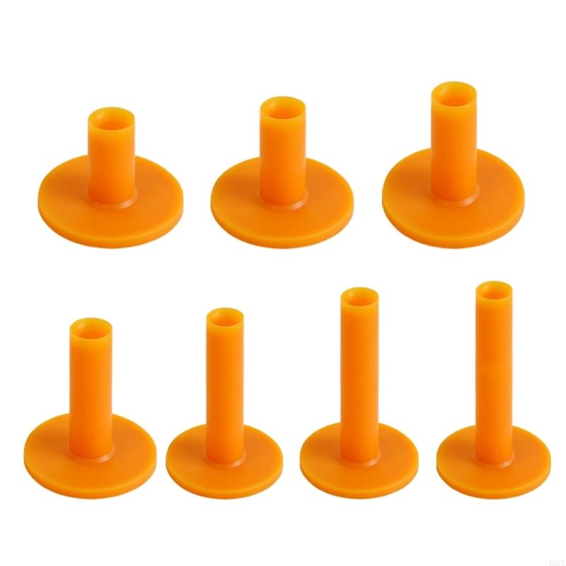 R6FE 10Pcs Golfing Rubber Tees Holder for Practice Mat 35mm 42mm 54mm 60mm 65mm 70mm 80mm Golfing Training Tees Holder