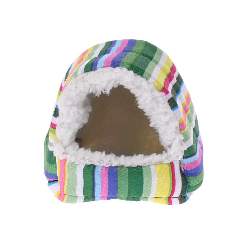 Jaula de forro polar para hámster, estera para dormir, cama cálida, casa de Animal PEQUEÑO