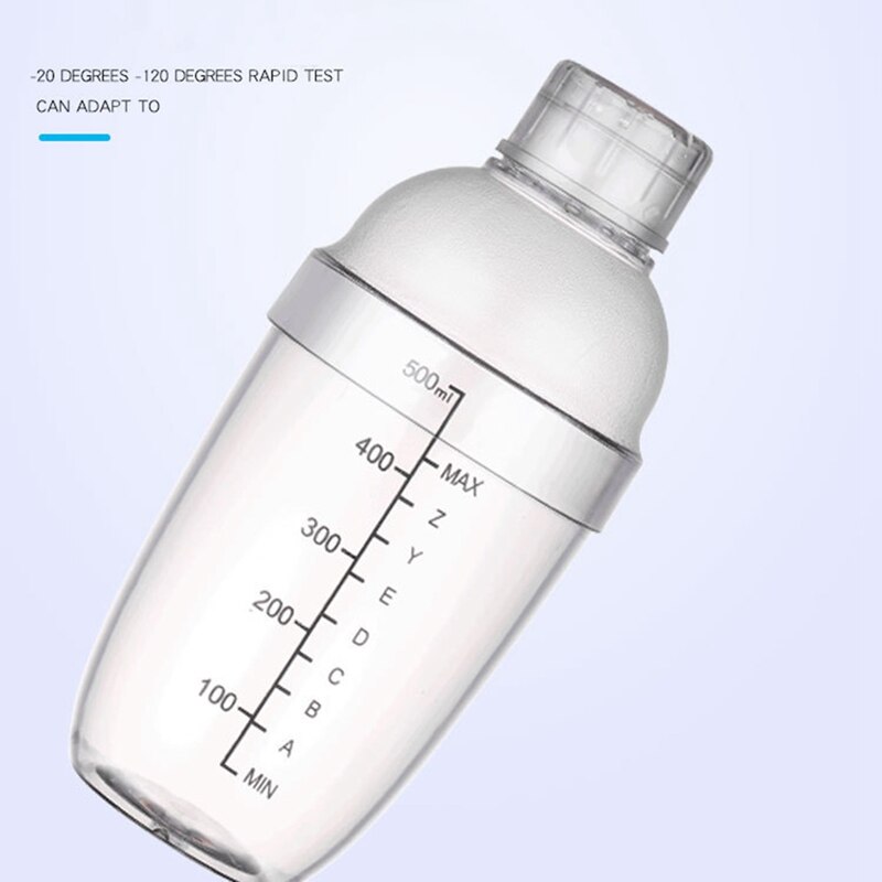 1PCS 300/500/700/1000ML Cocktail Shaker Home Bar Utensils Plastic Shaker Cup Wine Drink Mixer Shake Bottle